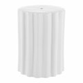 Safavieh 18 in. Tulett Ceramic Garden Stool, White ACS4600A